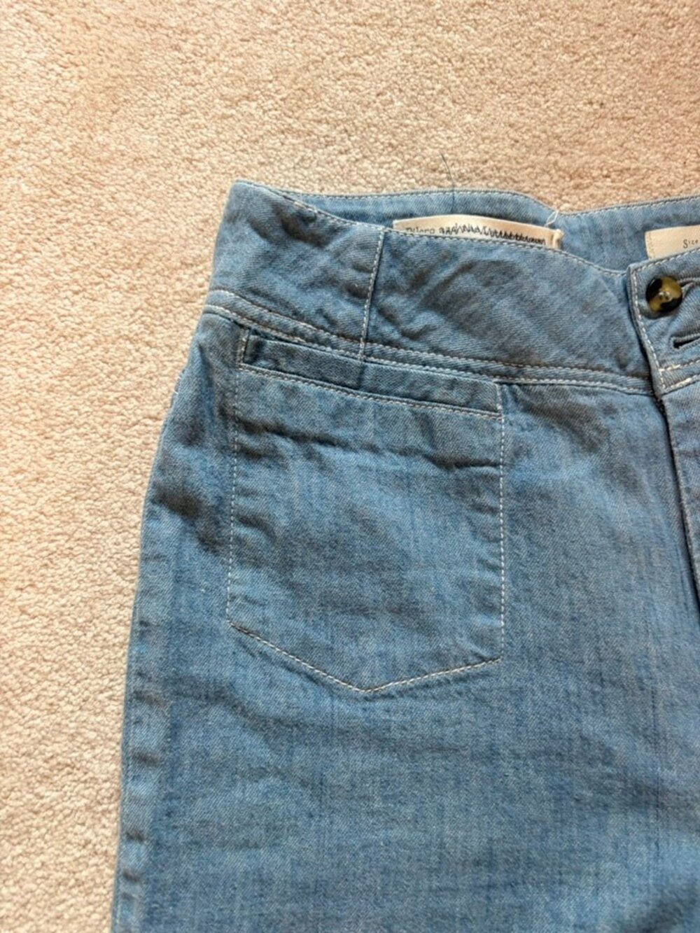 Pilcro and the Letterpress High-Waisted Wide Leg Jeans | Size 27 | Anthropologie - Picture 2 of 6